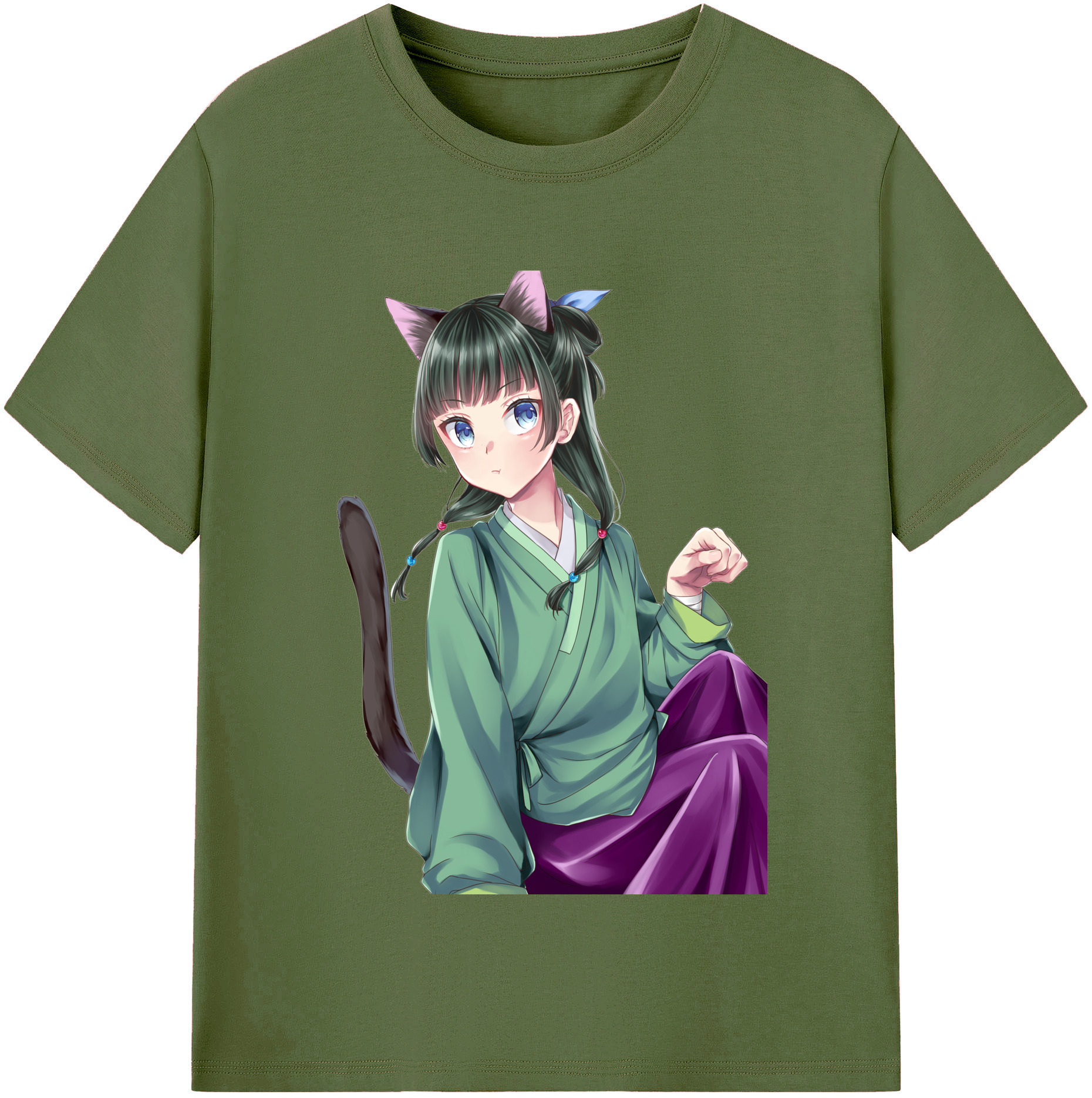 （画像用） 薬屋のひとりごと The Apothecary Diaries 綿100％半袖Tシャツ（フロントプリント）